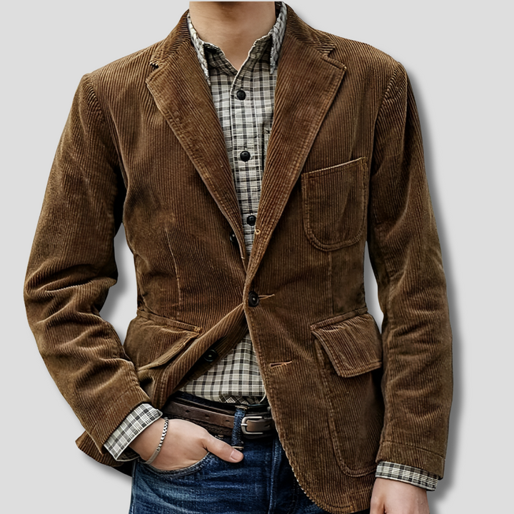 Snygg vintageblazer och västset