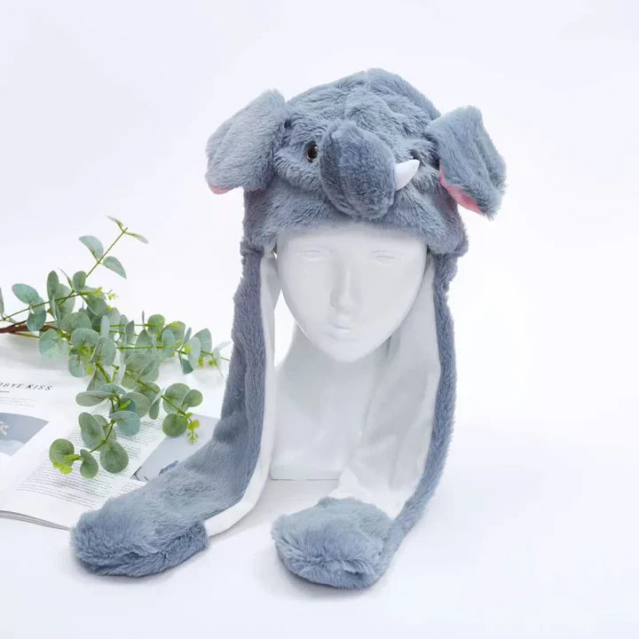 Bounce Bunny - sød hue med bevægelige ører til sjov og varme