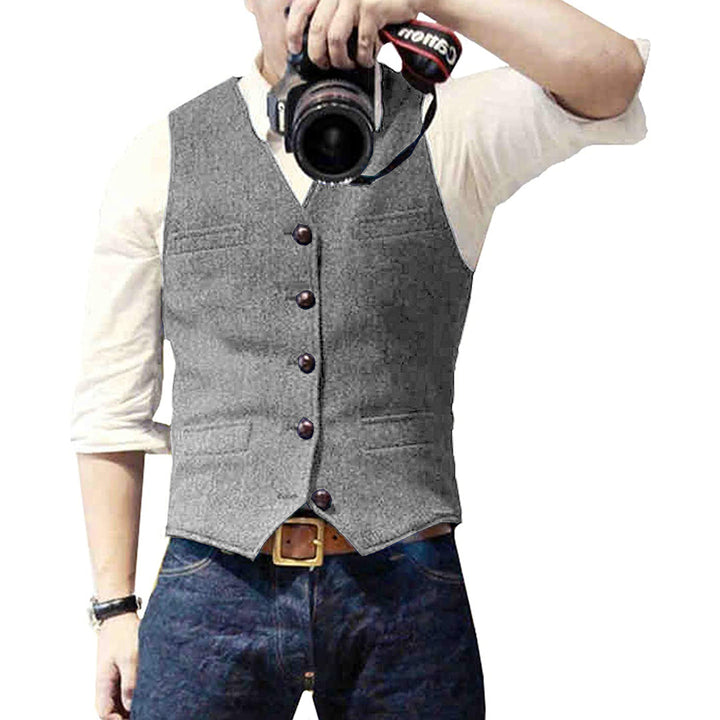 Herre jeansvest