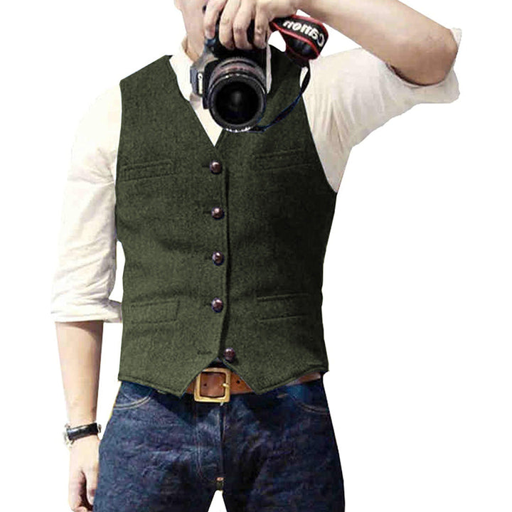 Herrgilet i Denim