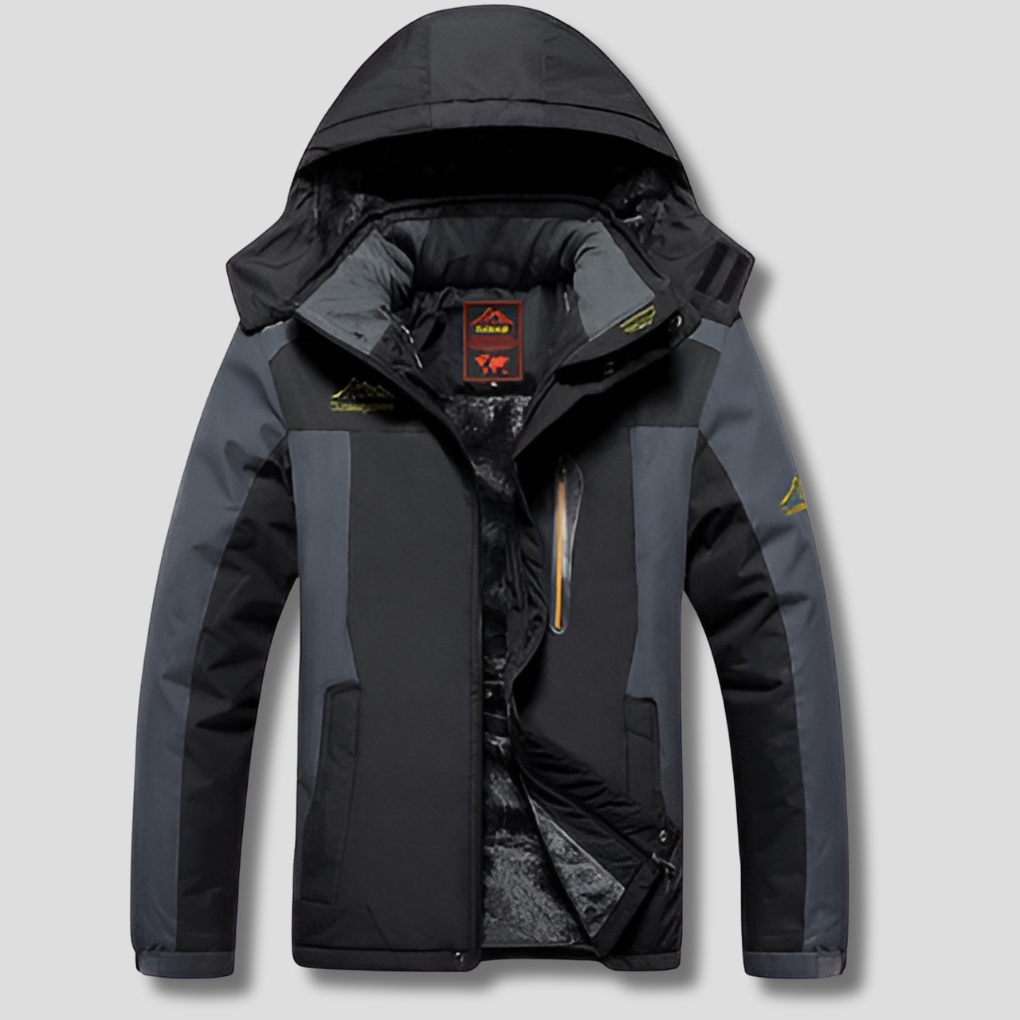 Herrvinterjakke – Moderne avslappet stil med vannavvisende finish
