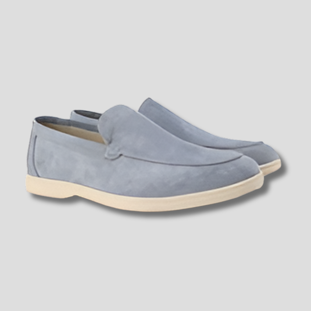 Herrloafers i mocka