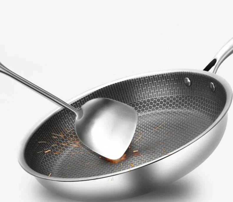 Rostfritt Stål Non-Stick Stekpanna