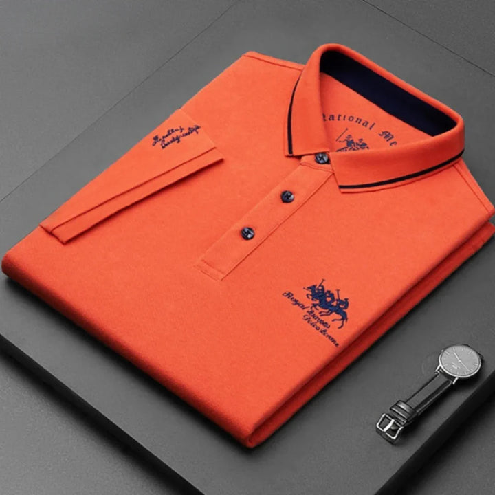 Herrpoloshirt i casual-modell