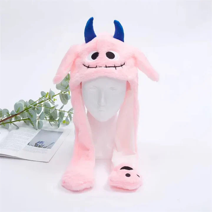 Bounce Bunny - sød hue med bevægelige ører til sjov og varme
