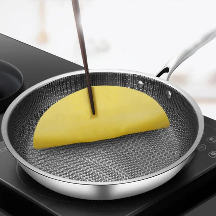 Rostfritt Stål Non-Stick Stekpanna
