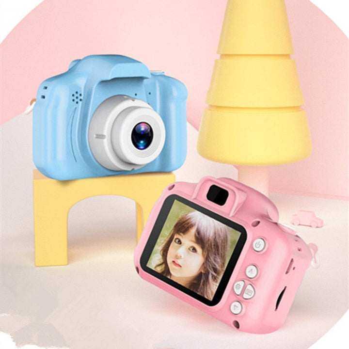 HD Mini Digitalkamera med Skyddsfodral för Barn
