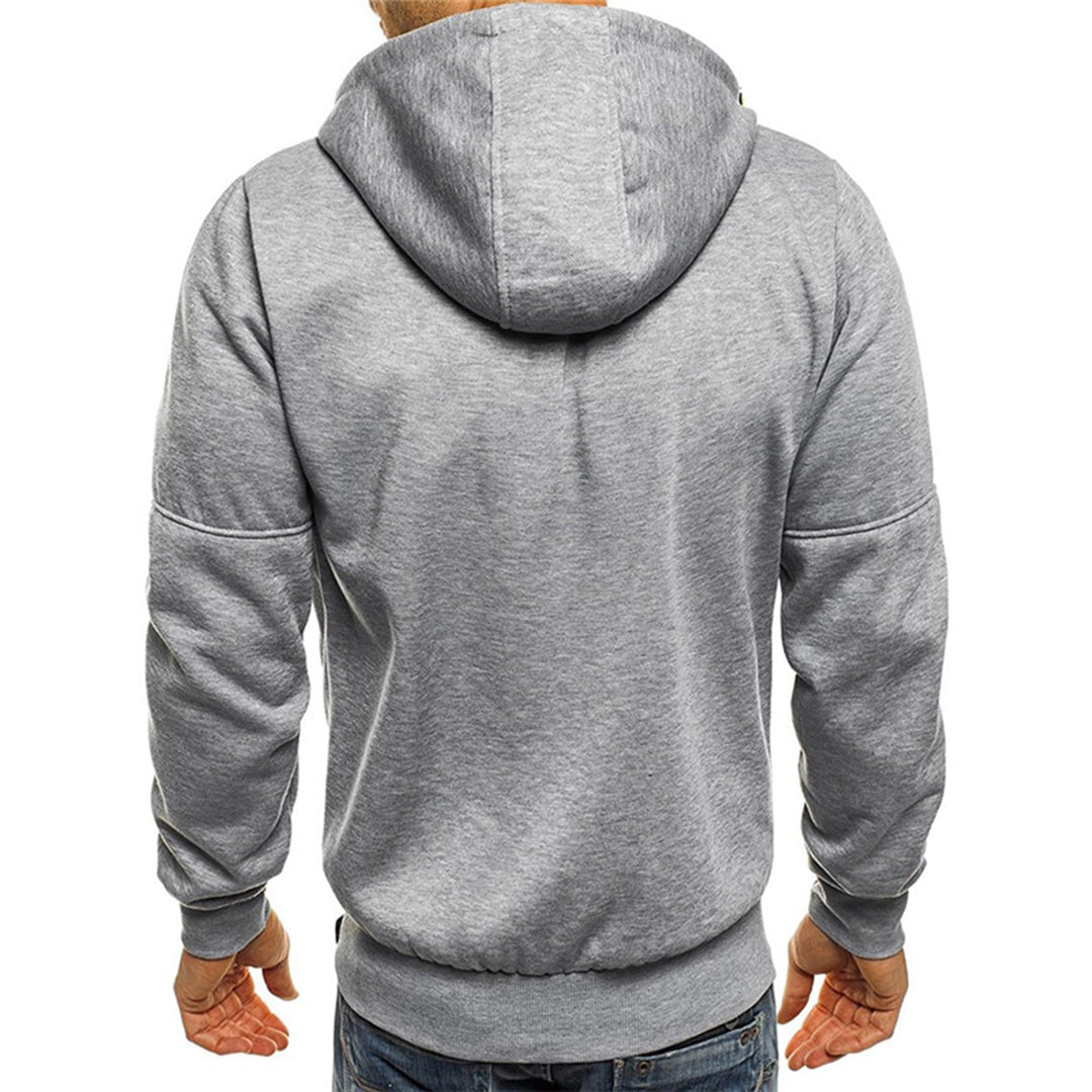 Jacks - Sweatshirt med huva och dragkedja för män