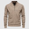 For mænd Bomstrikket struktur Fstrikket struktur-Zip-Cardigan