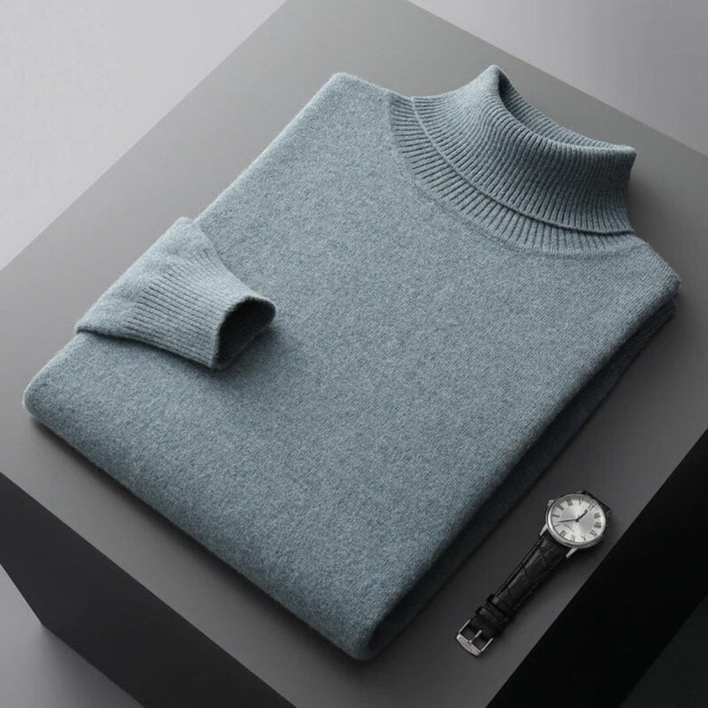 Herrtröja med polotröja – Elegant lager-på-lager-modell med raffinerad look