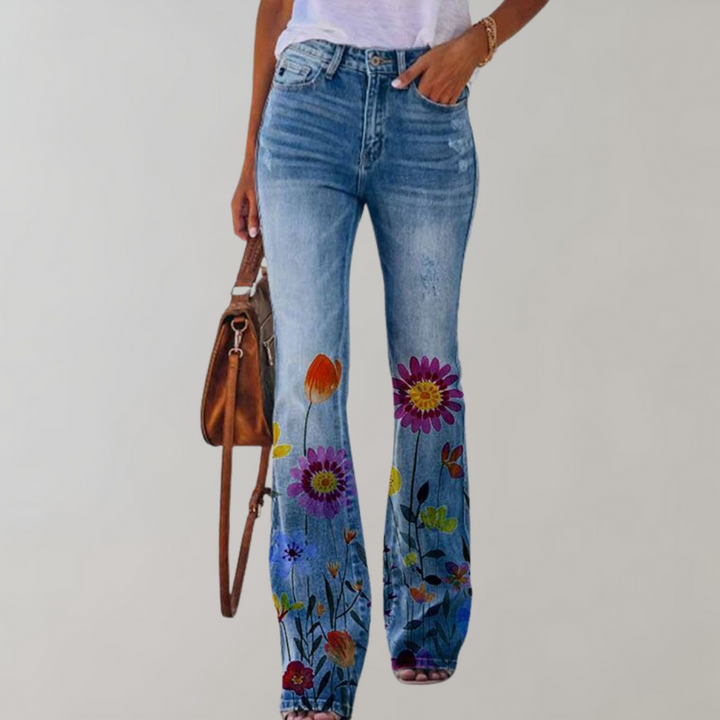 Flare designede jeans til kvinder