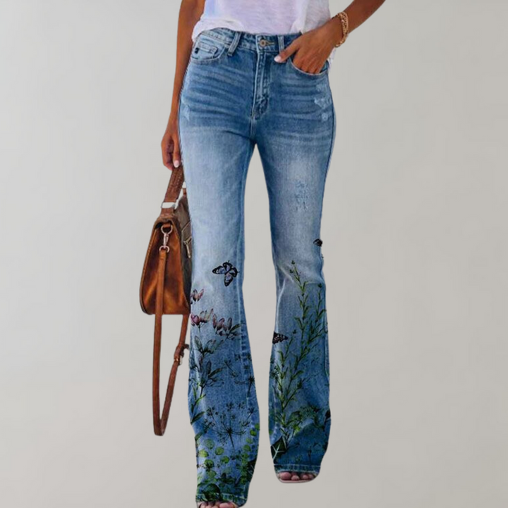 Flare designede jeans til kvinder