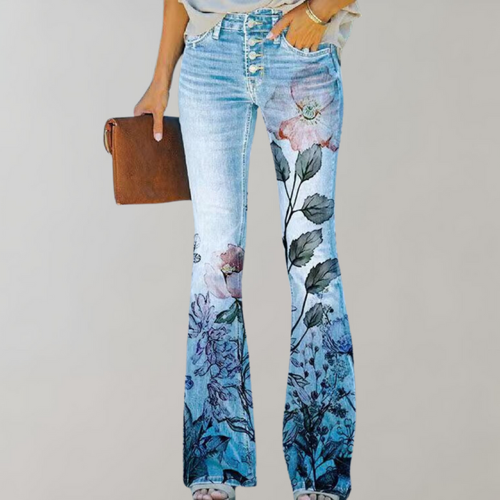 Flare designede jeans til kvinder