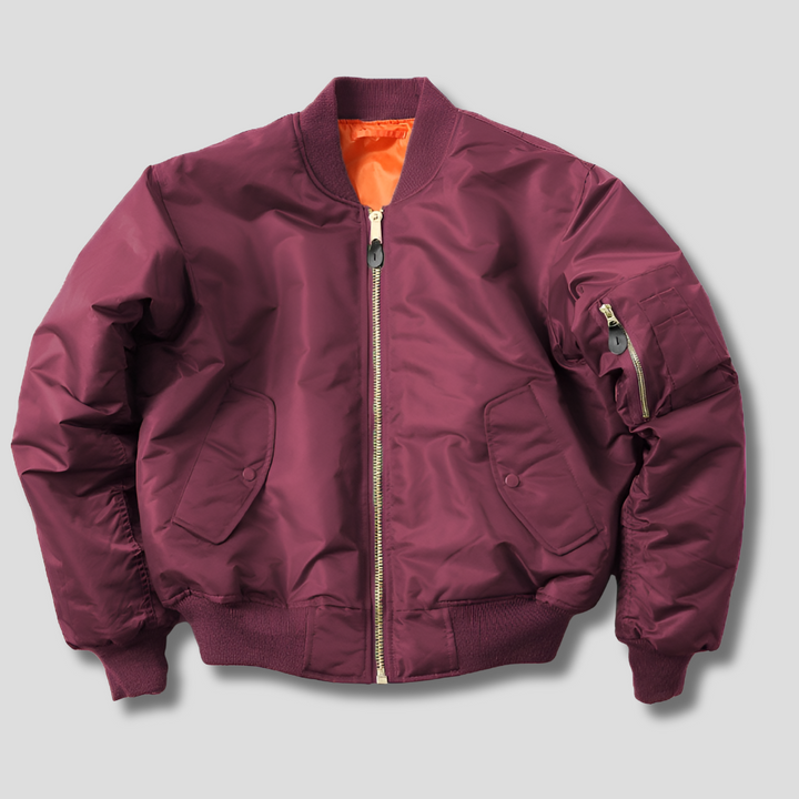 Klassisk bomberjakke for kvinner, unisex