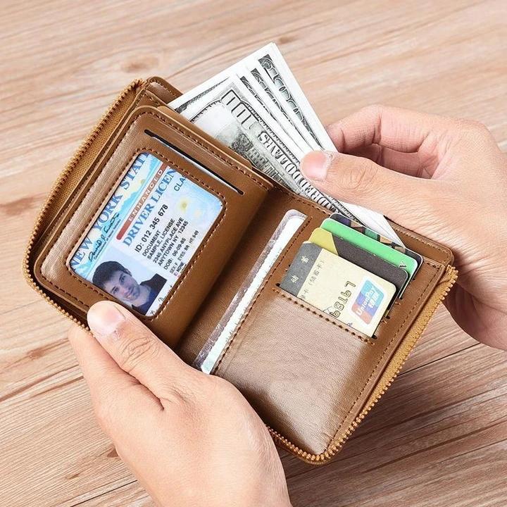 Stilren Kompakt Plånbok med RFID-Skydd