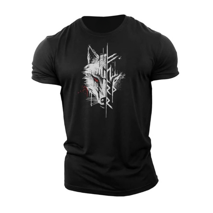 Herr-T-shirt med korta ärmar i mjukt tyg