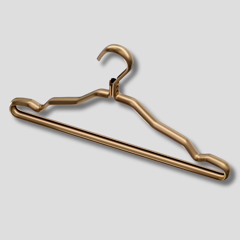 Lyxiga anti-slip klädhängare i aluminium