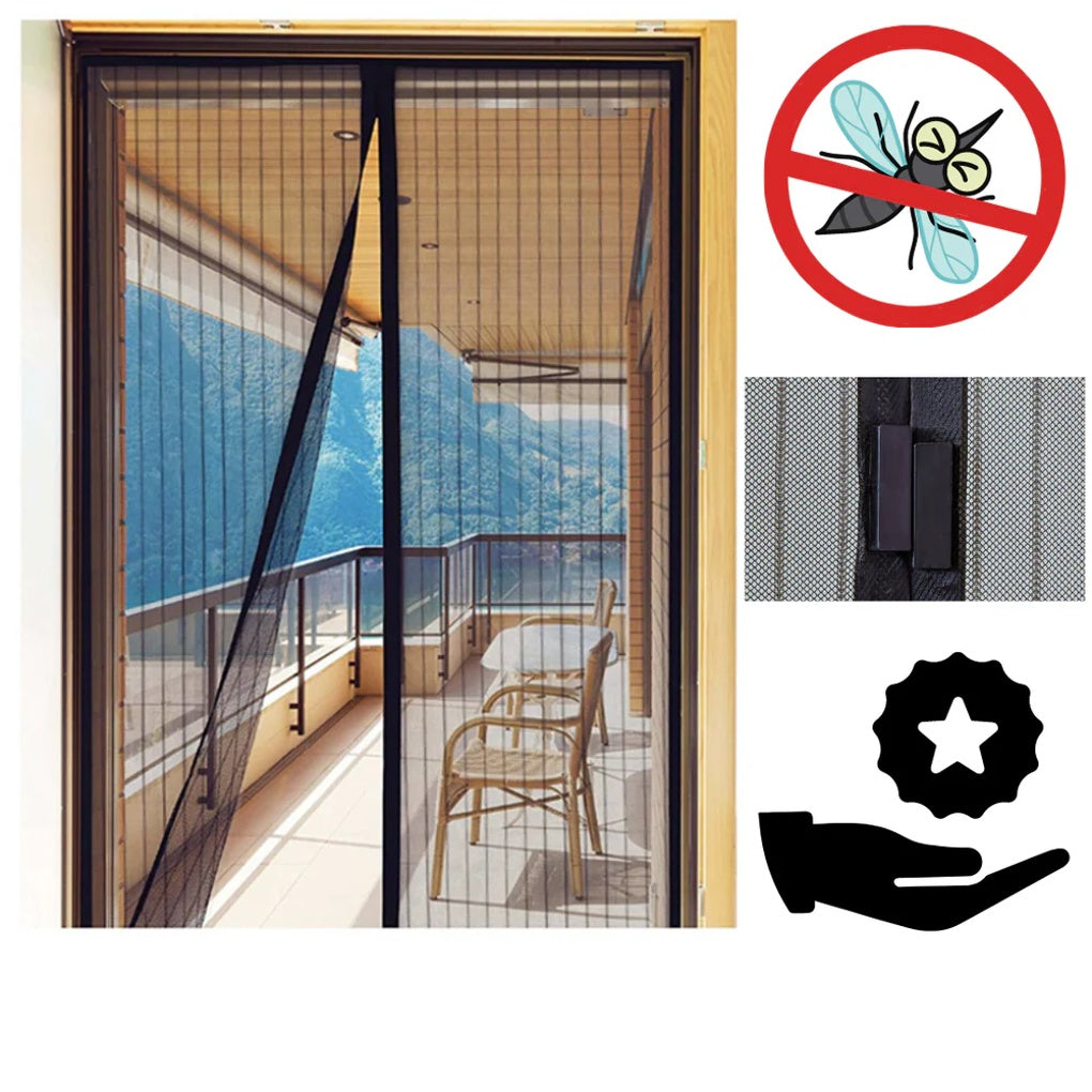 Magnetisk skärmdörr – Handsfree insektsbarriär