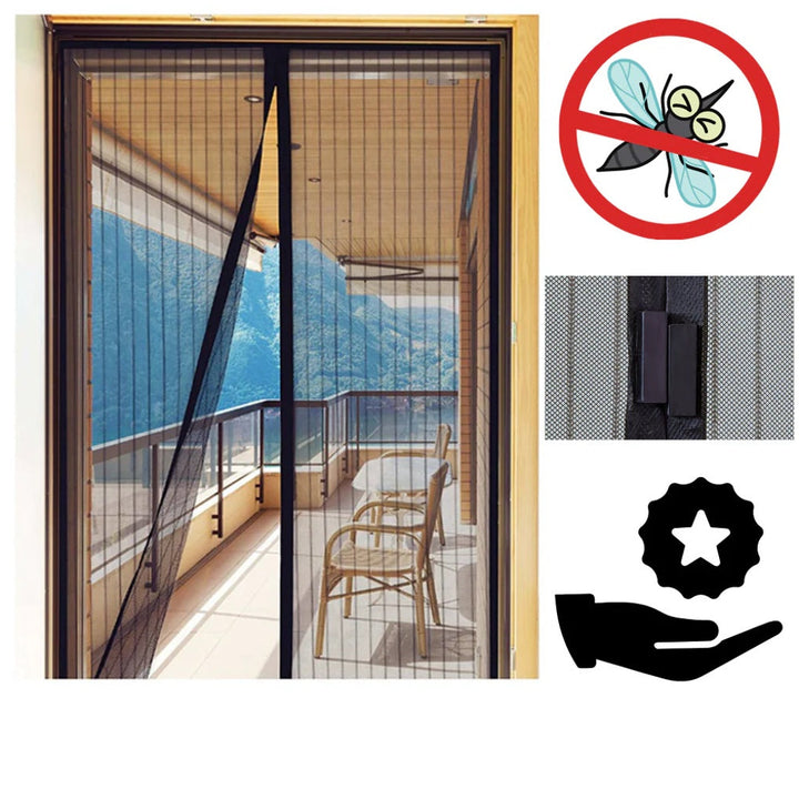 Magnetisk skärmdörr – Handsfree insektsbarriär
