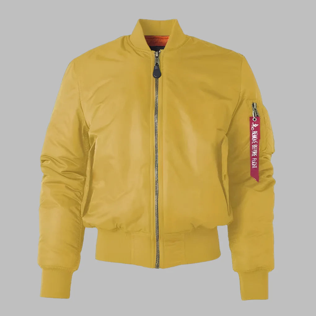 Klassisk bomberjakke til kvinder, unisex
