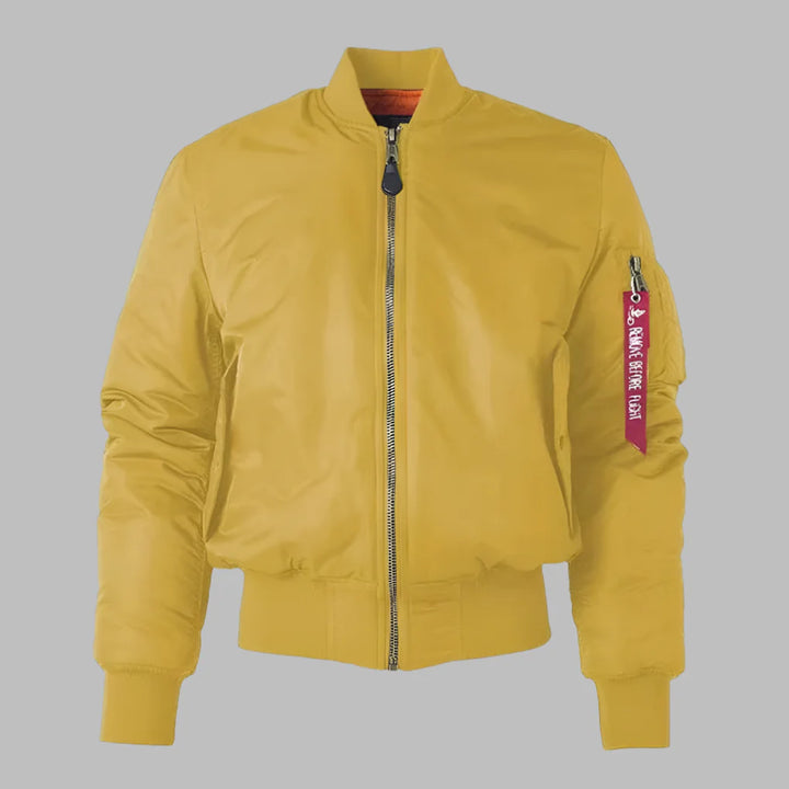 Klassisk bomberjakke til kvinder, unisex