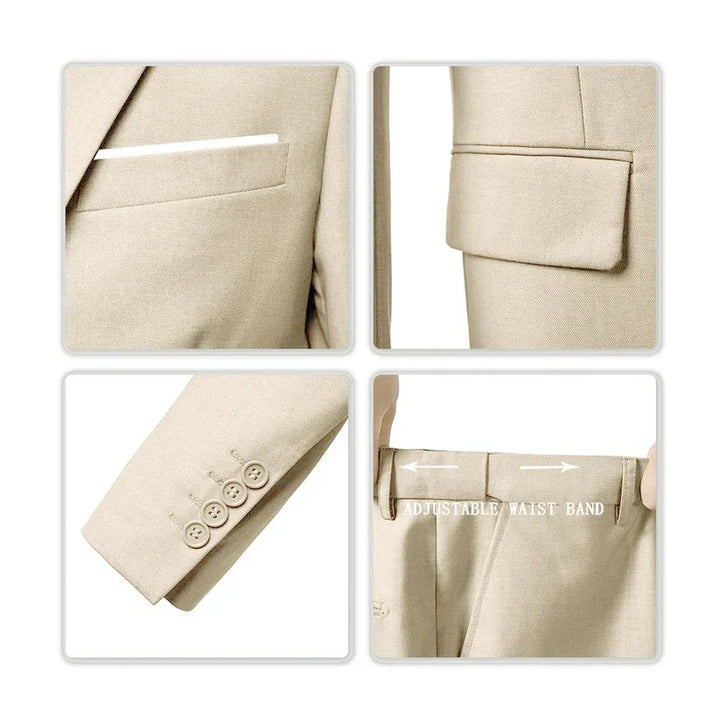 Brecken Eleganta 3-delt dress for menn