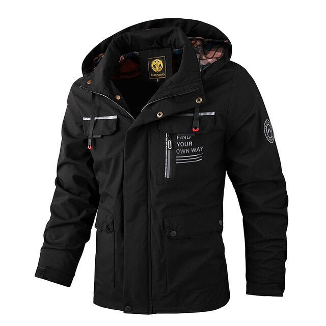Jones - Ultralätt windbreakerjacka med huva för vardagsbruk