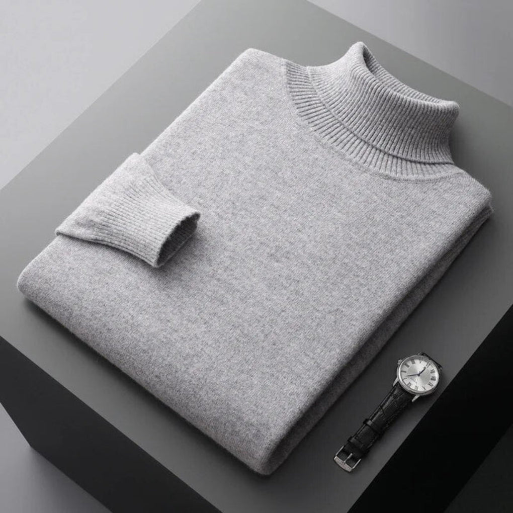 Herrtröja med polotröja – Elegant lager-på-lager-modell med raffinerad look
