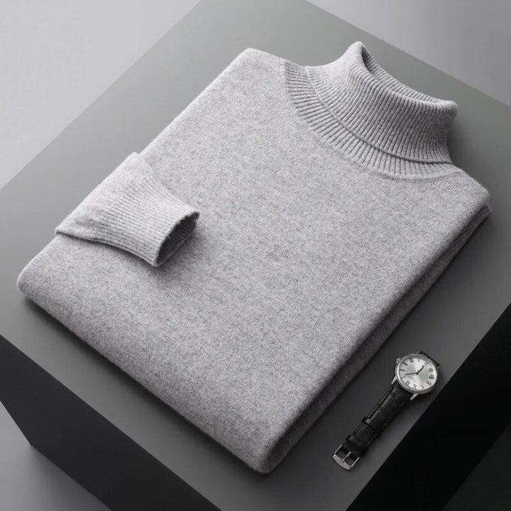 Herrtröja med polotröja – Elegant lager-på-lager-modell med raffinerad look