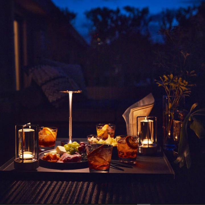 Bærbar trådløs bordlampe