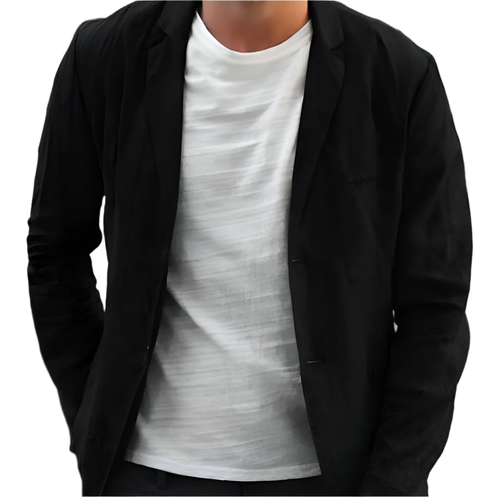 Elegant og afslappet let sommervævet blazer til mænd til alle lejligheder