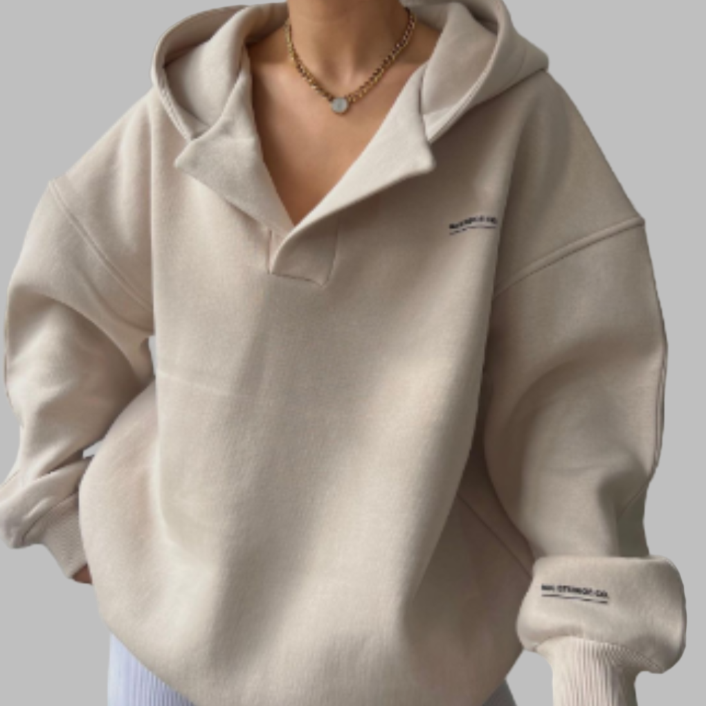 Modern vinterhoodie för kvinnor