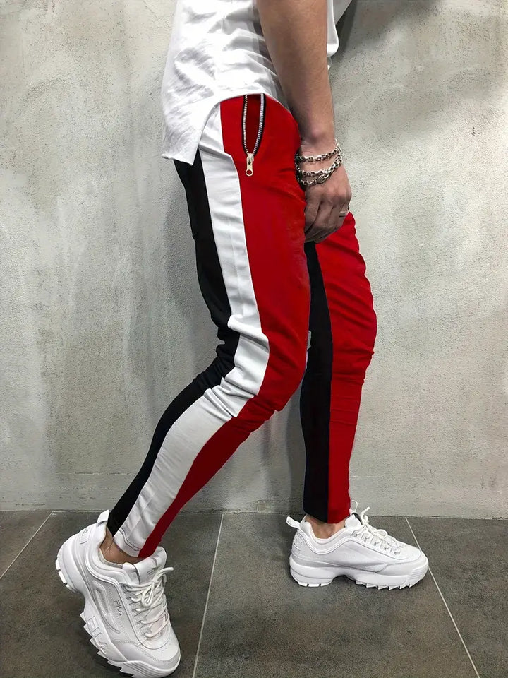 Herren Sweatpants med färgblock Jogger