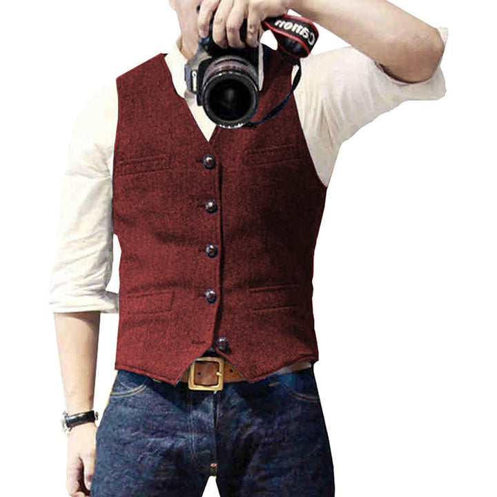 Herrgilet i Denim