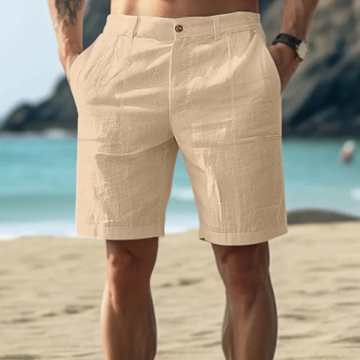 Casual lätt sommarväv shorts för män