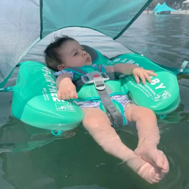 Säker Baby- och Småbarnssimring med Solskydd