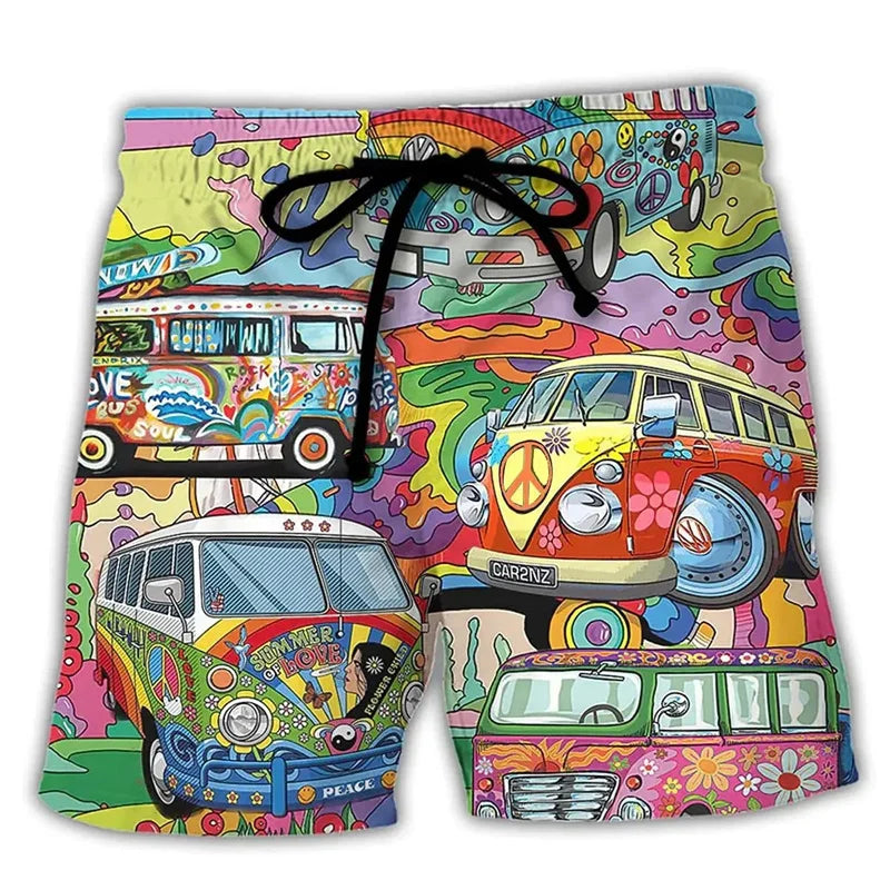 Herrbadeshorts med klassisk passform och modern stil