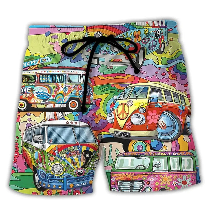 Herrbadeshorts med klassisk passform och modern stil