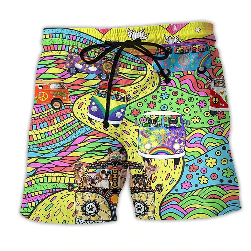 Herrbadeshorts med klassisk passform och modern stil