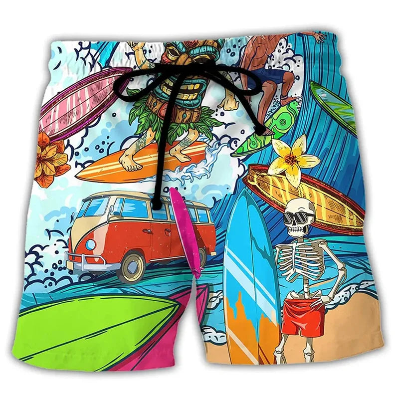 Herrbadeshorts med klassisk passform och modern stil