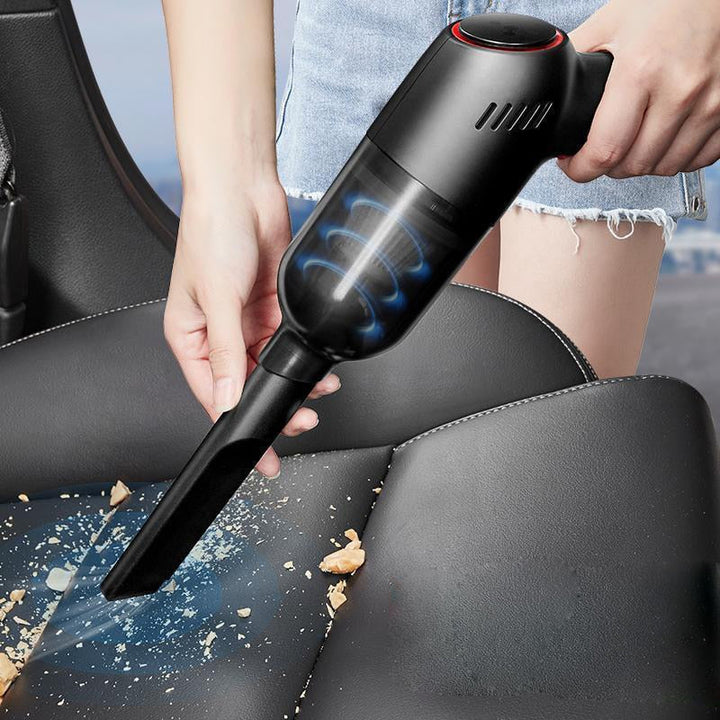Kraftfstickad struktur Sladdlös Bärbar Dammsugare för Bil och Hem