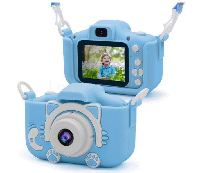 HD Mini Digitalkamera med Skyddsfodral för Barn