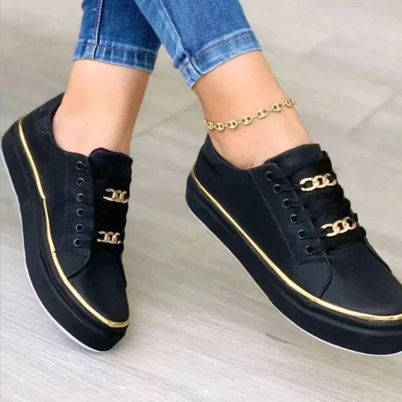 Trendy sneakers til kvinder med moderne streetstyle