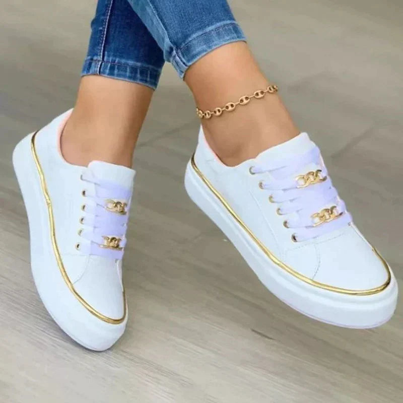 Trendy sneakers til kvinder med moderne streetstyle