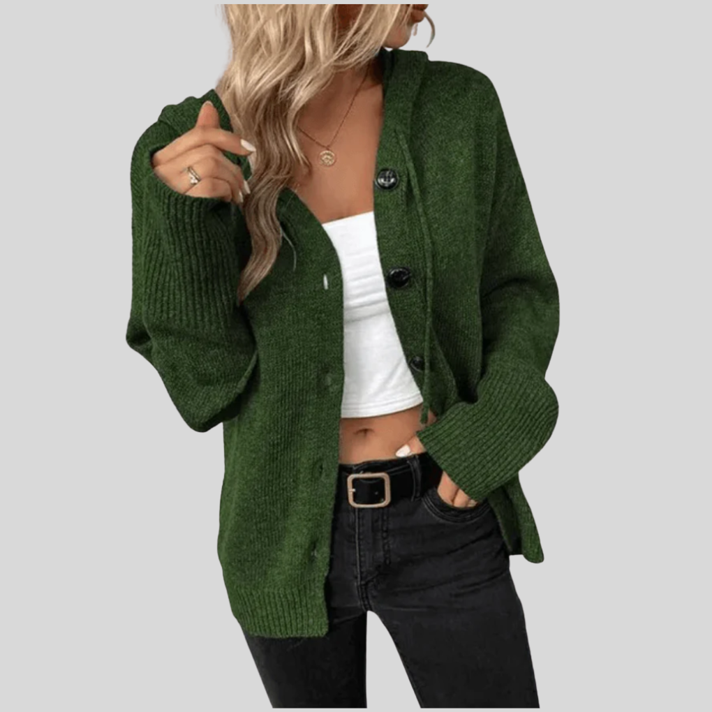 Strikket cardigan for kvinner