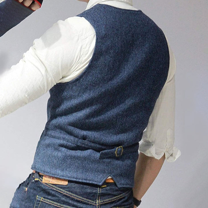 Herrgilet i Denim