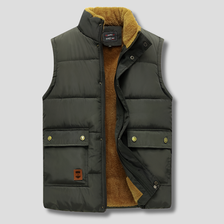 Stilren och lätt herrväst för alla säsonger