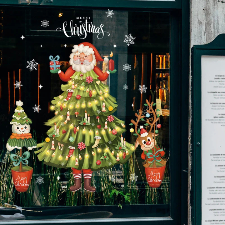 Fönsterklistermärken – Julutgåva