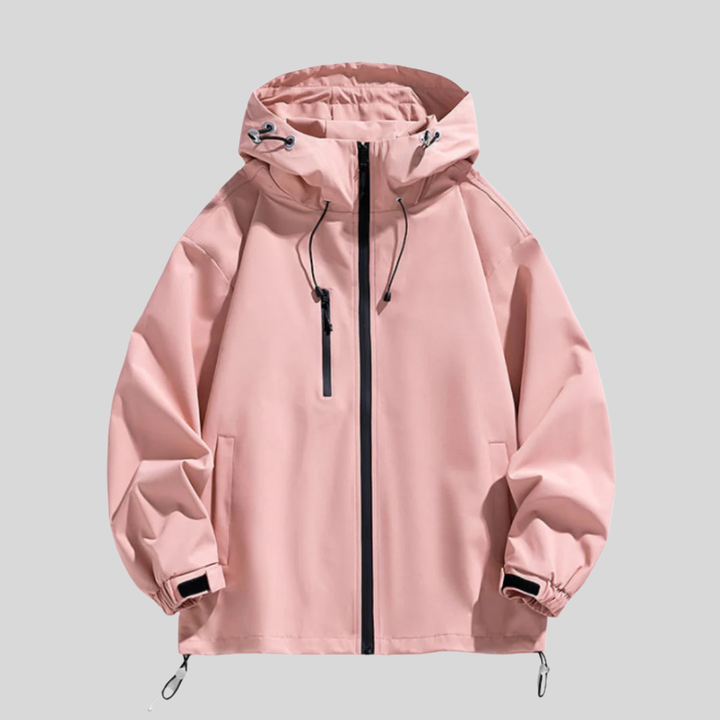 Herrskidjacka med huva