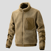 Herrejakke for utendørsbruk i fleece